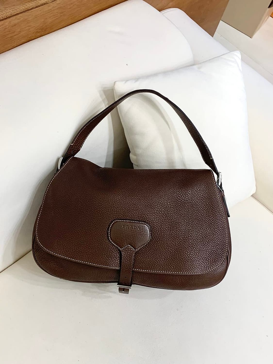 프라다 레더 숄더백 (정품) 상품이미지1