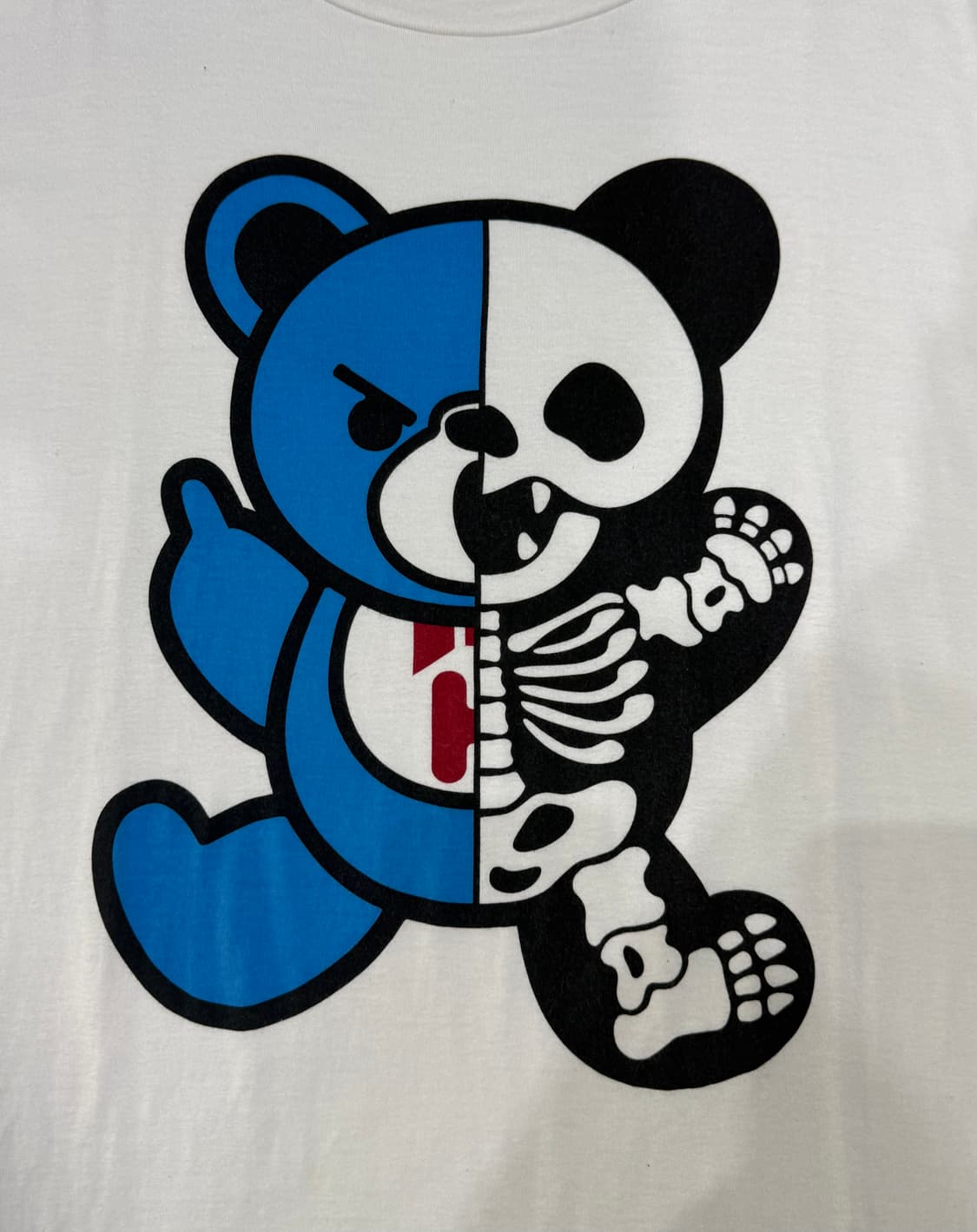 히스테릭 글래머 해골 퍽베어 오버핏 반팔 티셔츠 상품이미지2