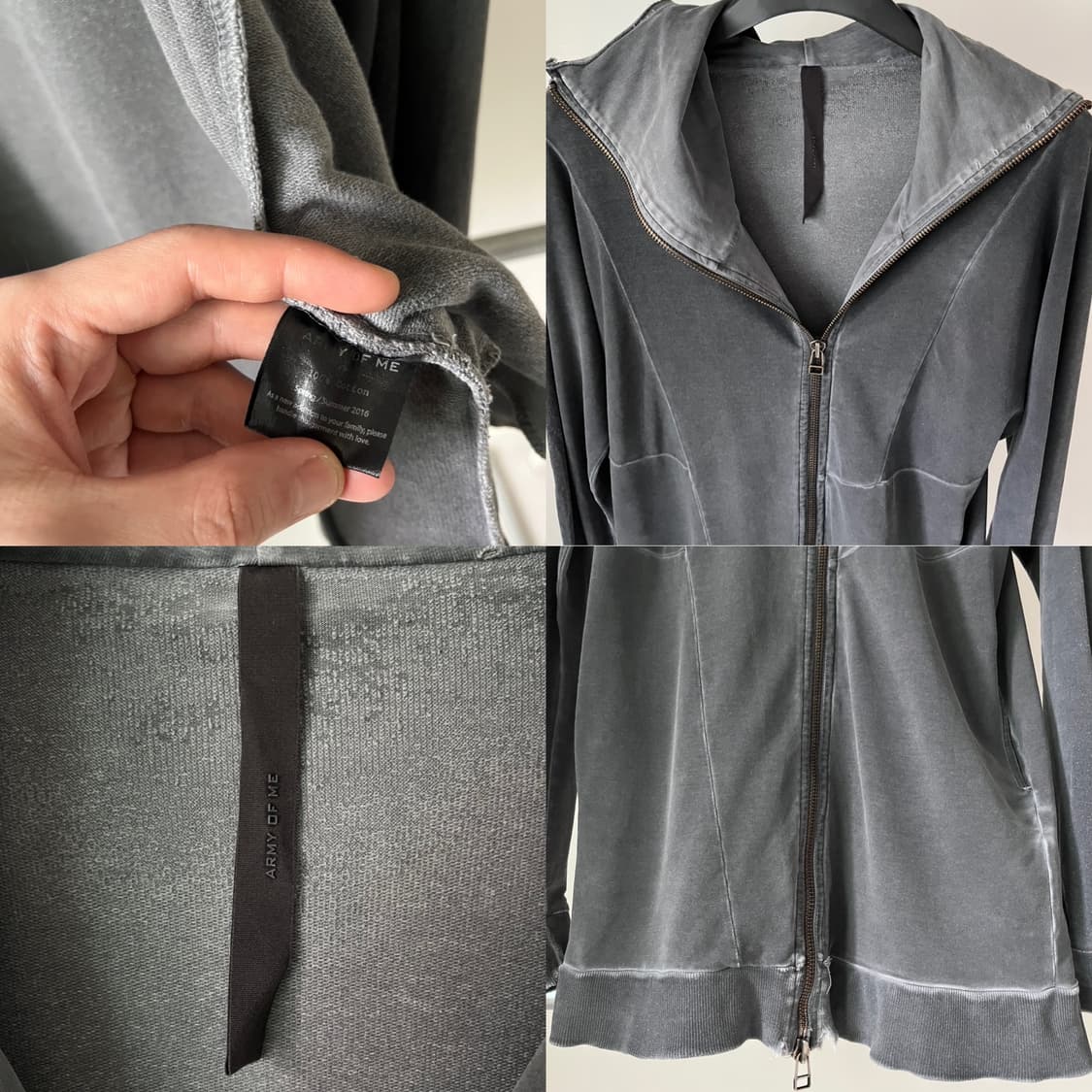 ARMY OF ME SS16 Ninja Mask Hooded Zip-Up 상품이미지9