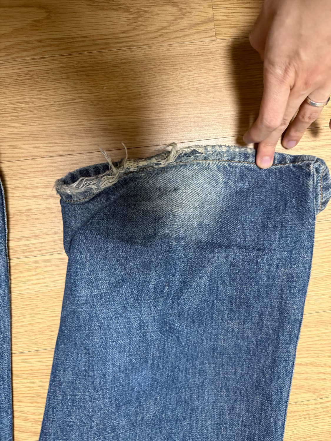 Erl  디스트로이드 플레어 진 상품이미지3