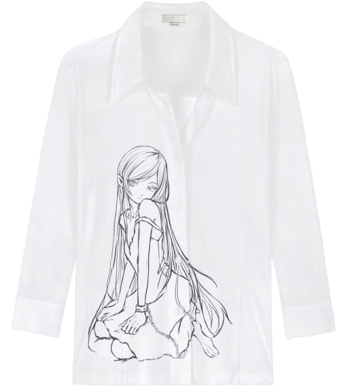 Bonnae Three-quarter Sleeve Shirt 상품이미지5