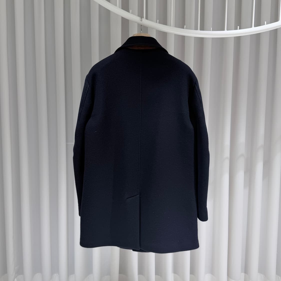 (A+/M) / 로로피아나 레드몬드 더블 캐시미어 카 코트 네이비 상품이미지4
