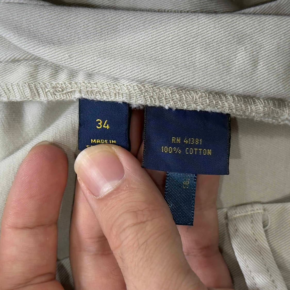 폴로 랄프로렌 치노 반바지 34 상품이미지4