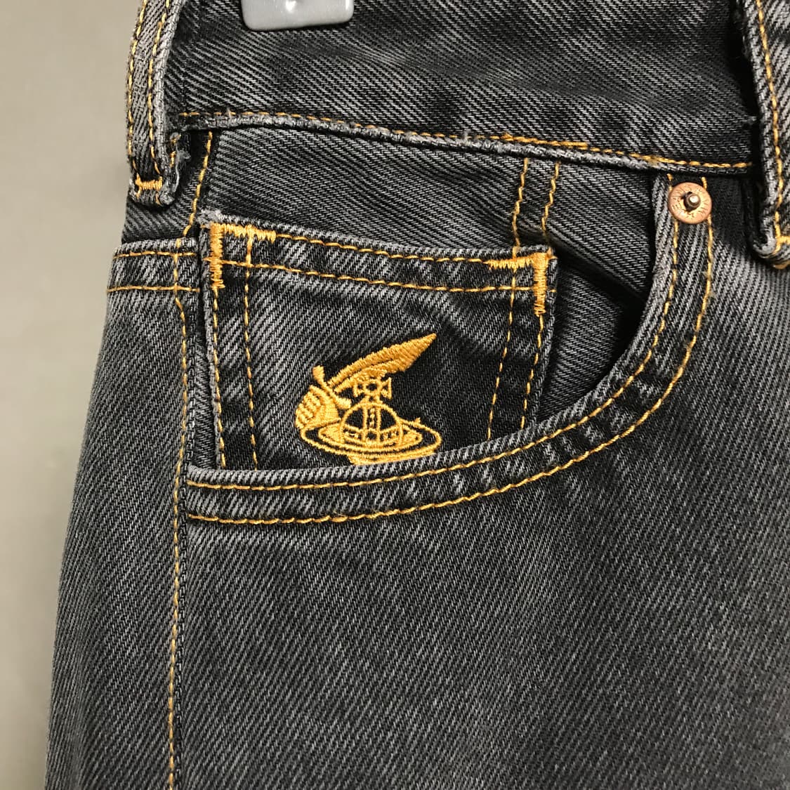 비비안웨스트우드 흑청 데님 팬츠 25(W) 상품이미지5