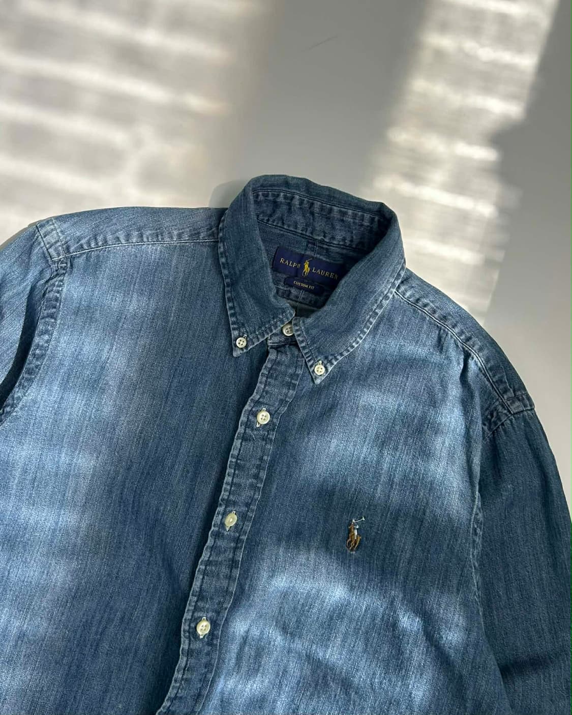 [M] 폴로 랄프로렌 데님 샴브레이 셔츠 상품이미지5