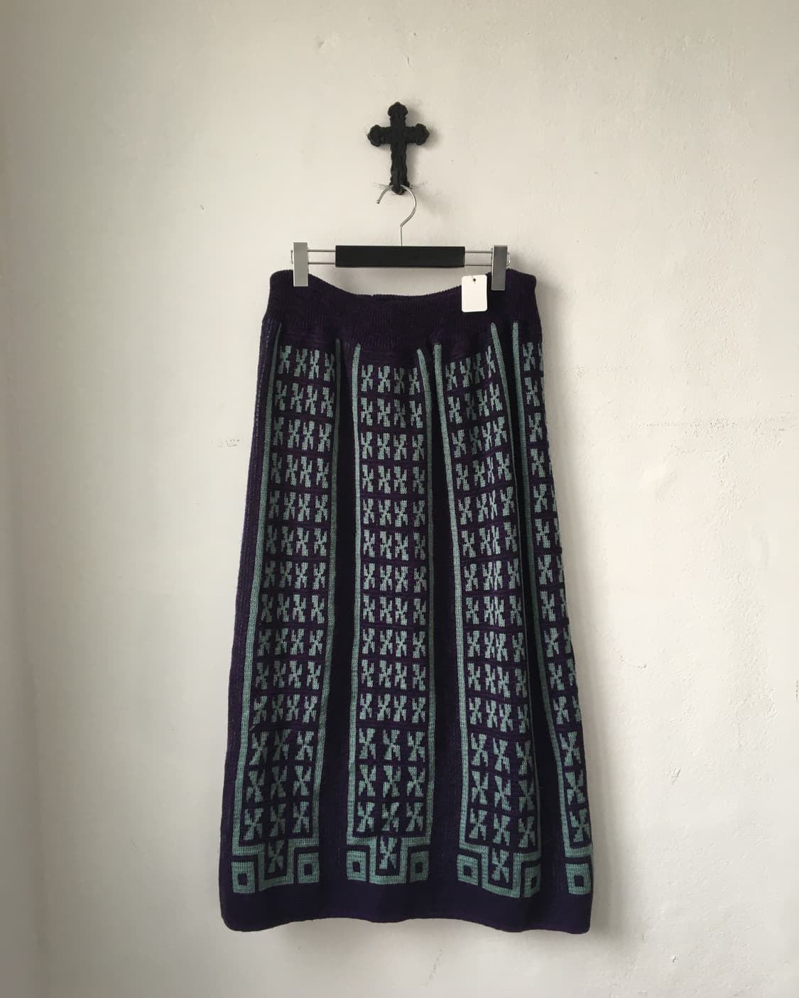 Pattern knit skirt 상품이미지1