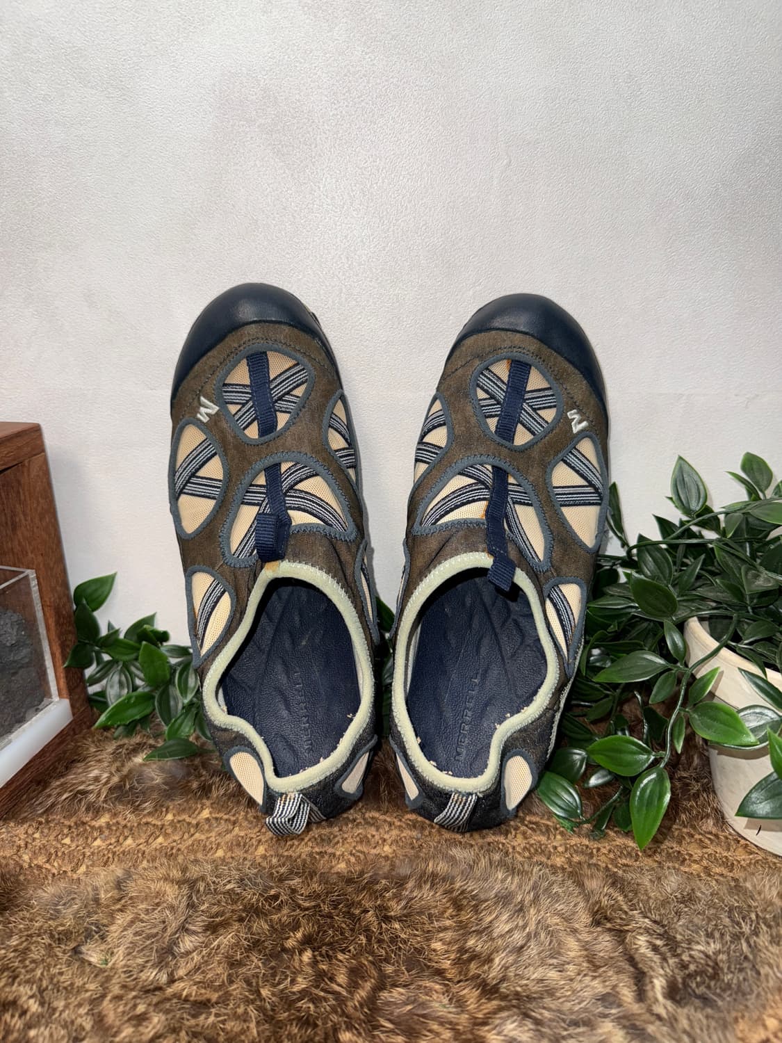 Merrell navy ballet strap aqua shoes 상품이미지5