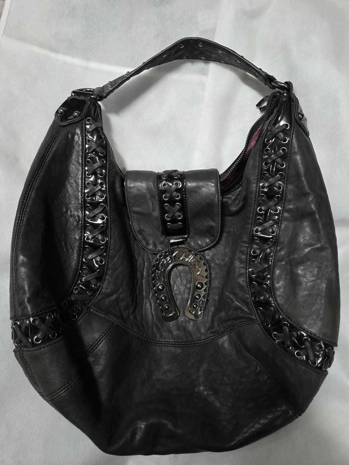 펑크st 코르셋 아일렛 숄더백 상품이미지1