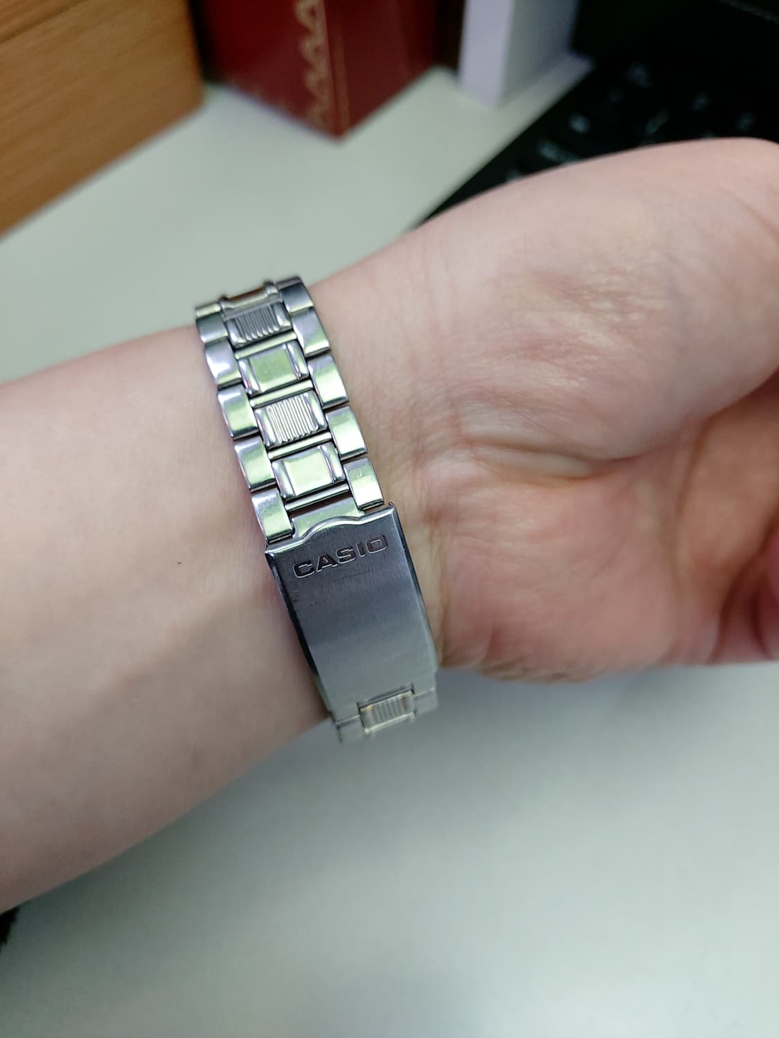 카시오 쿼츠 남성 메탈 시계 상품이미지5