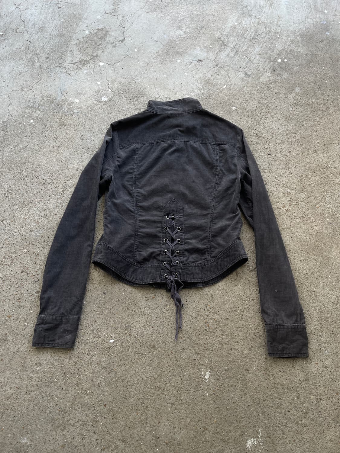 (Unknown)highneck button corduroy jacket 상품이미지4