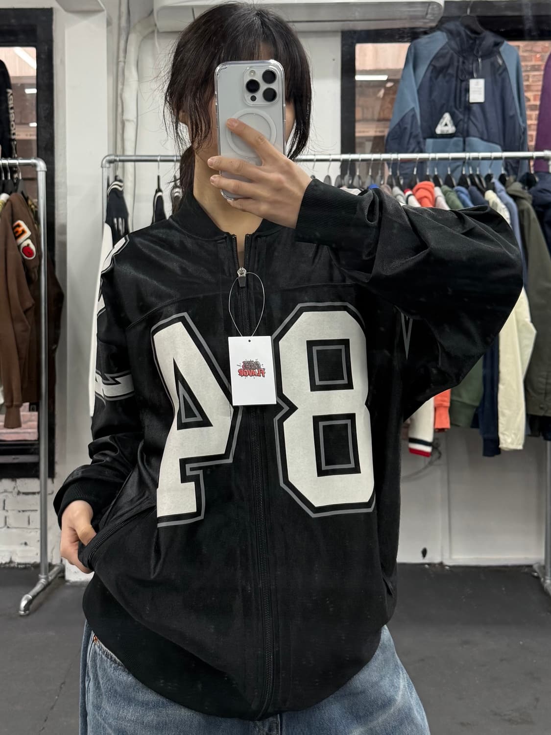 히스테릭 글래머 글로시 트랙자켓  상품이미지2