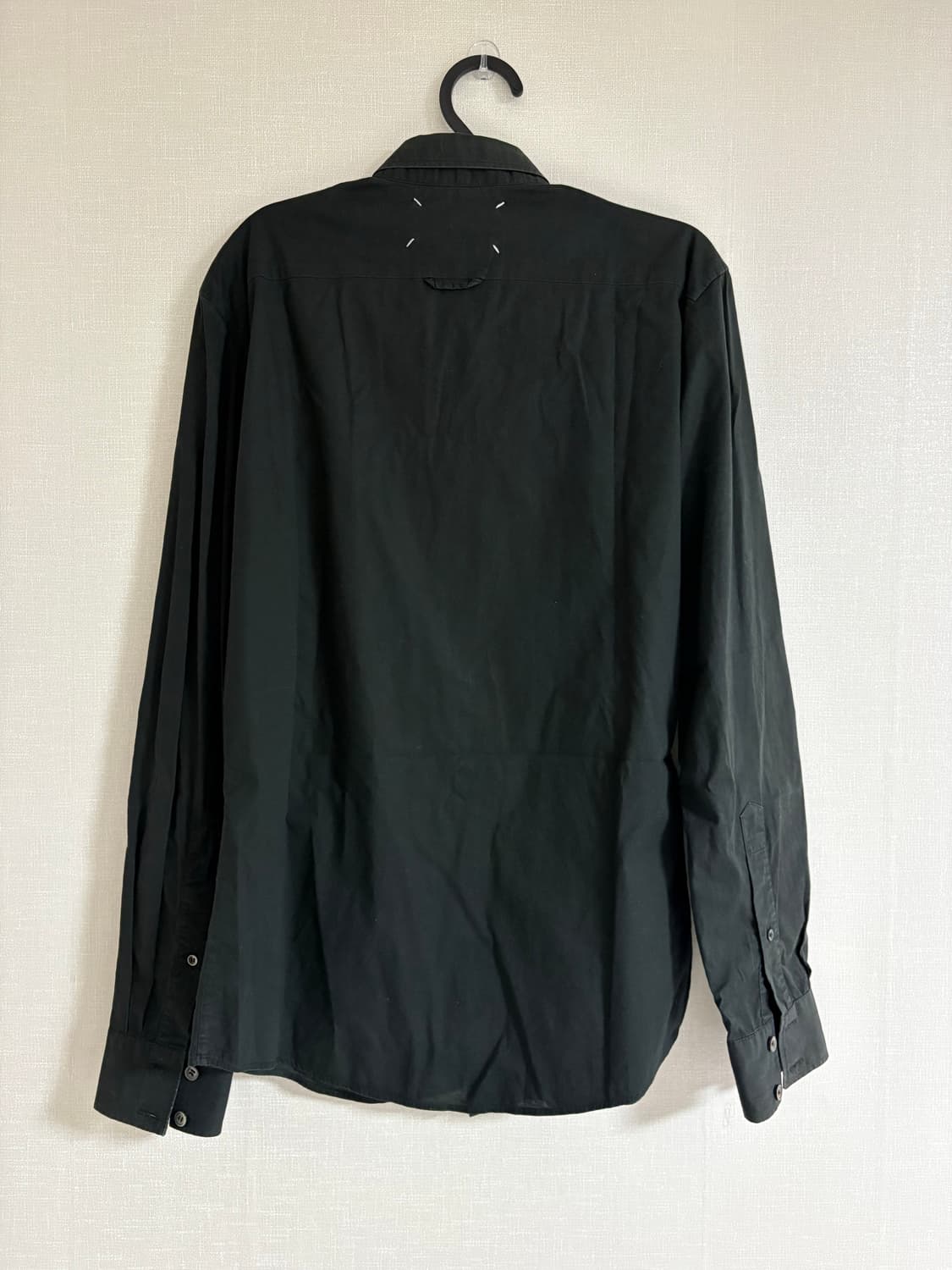 [M] Martin Margiela regular shirts black 상품이미지2