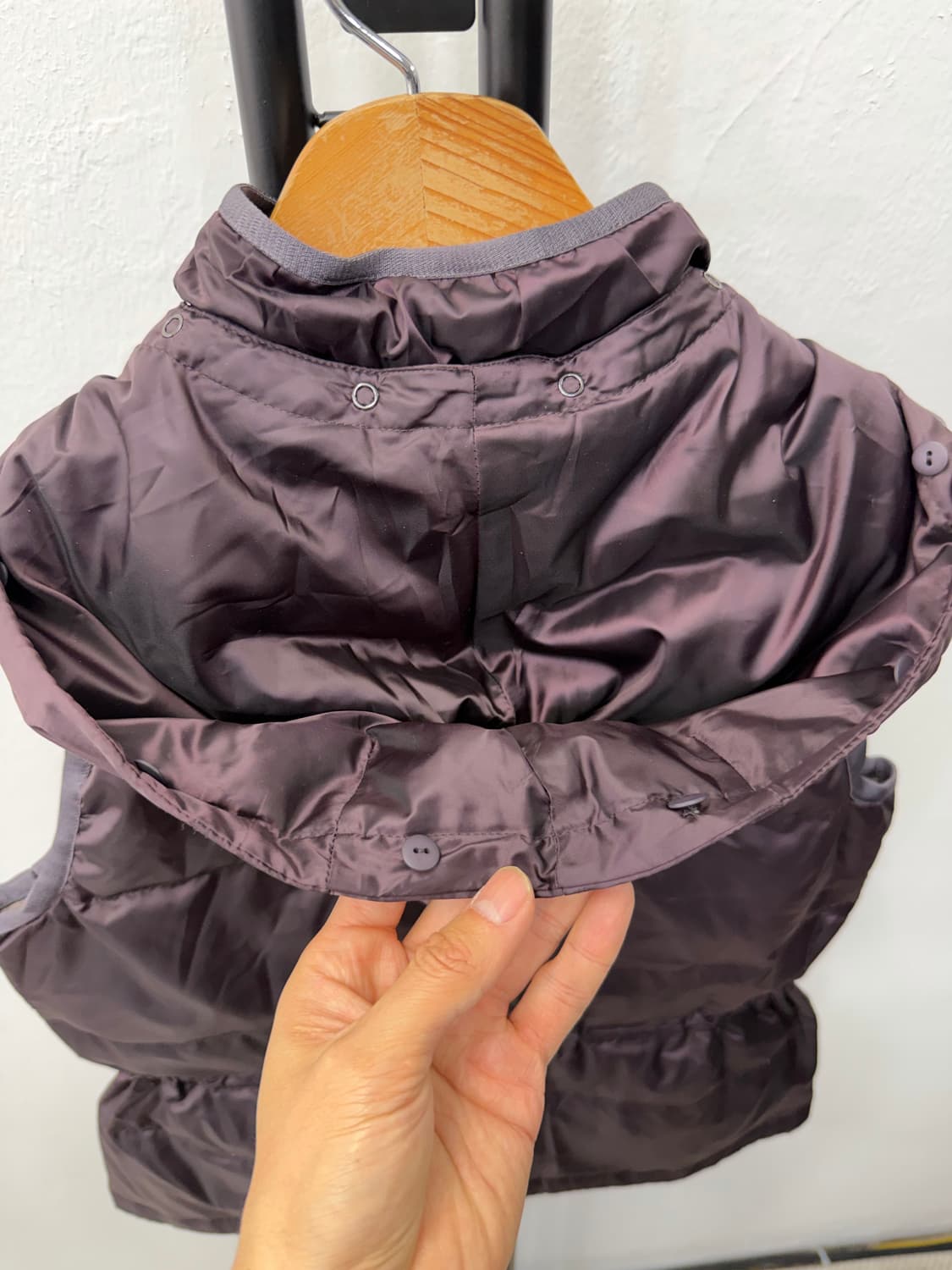 정품) 랑방 한섬 여성 경량 패딩조끼 38 상품이미지6