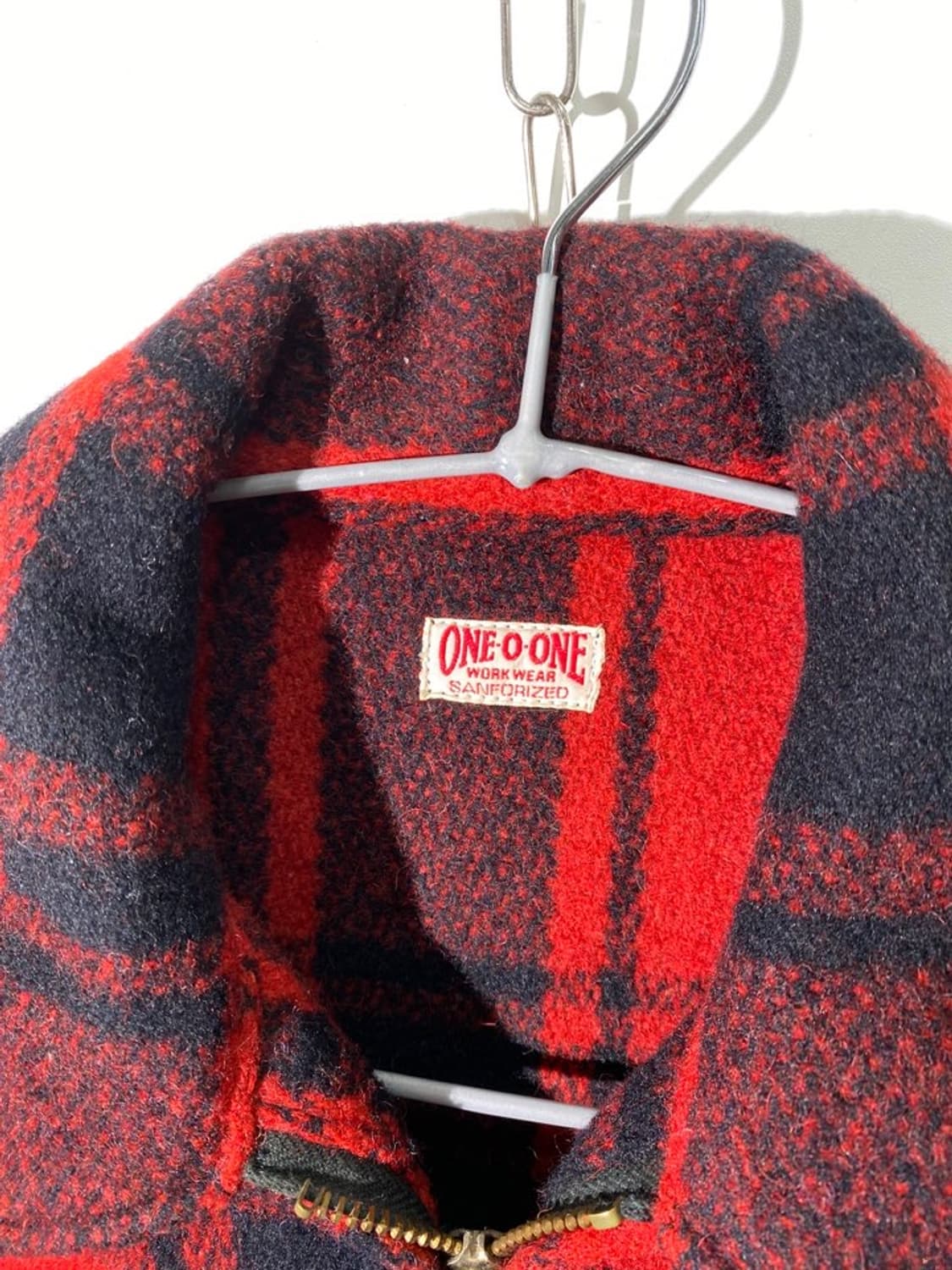 one-o-one 체크 울 자켓 상품이미지4