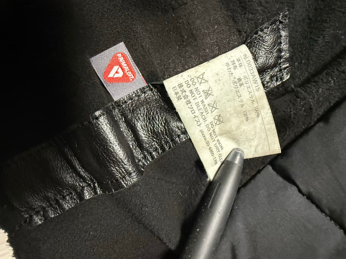 솔로이스트 사슴가죽 패딩 자켓 50사이즈 상품이미지5