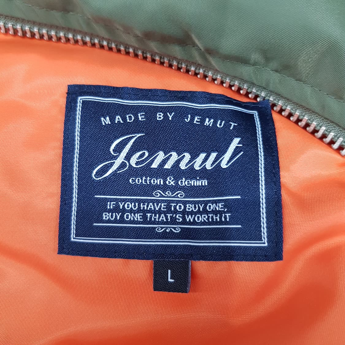 JEMUT 오리지날 항공 점퍼 L 사이즈 상품이미지3