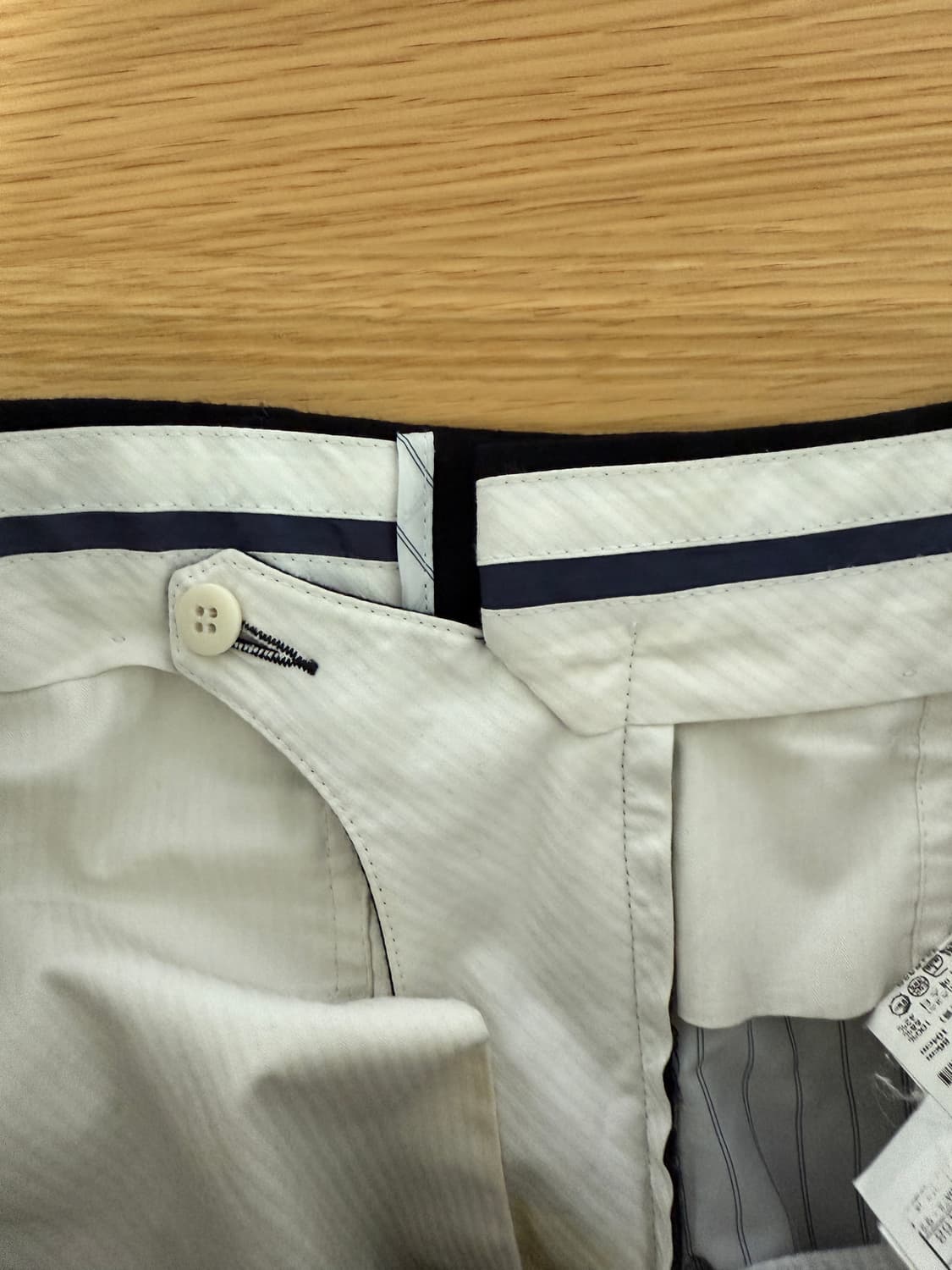 수트서플라이(SUITSUPPLY) 울 팬츠(네이비, 패브릭: 이태리) 상품이미지7