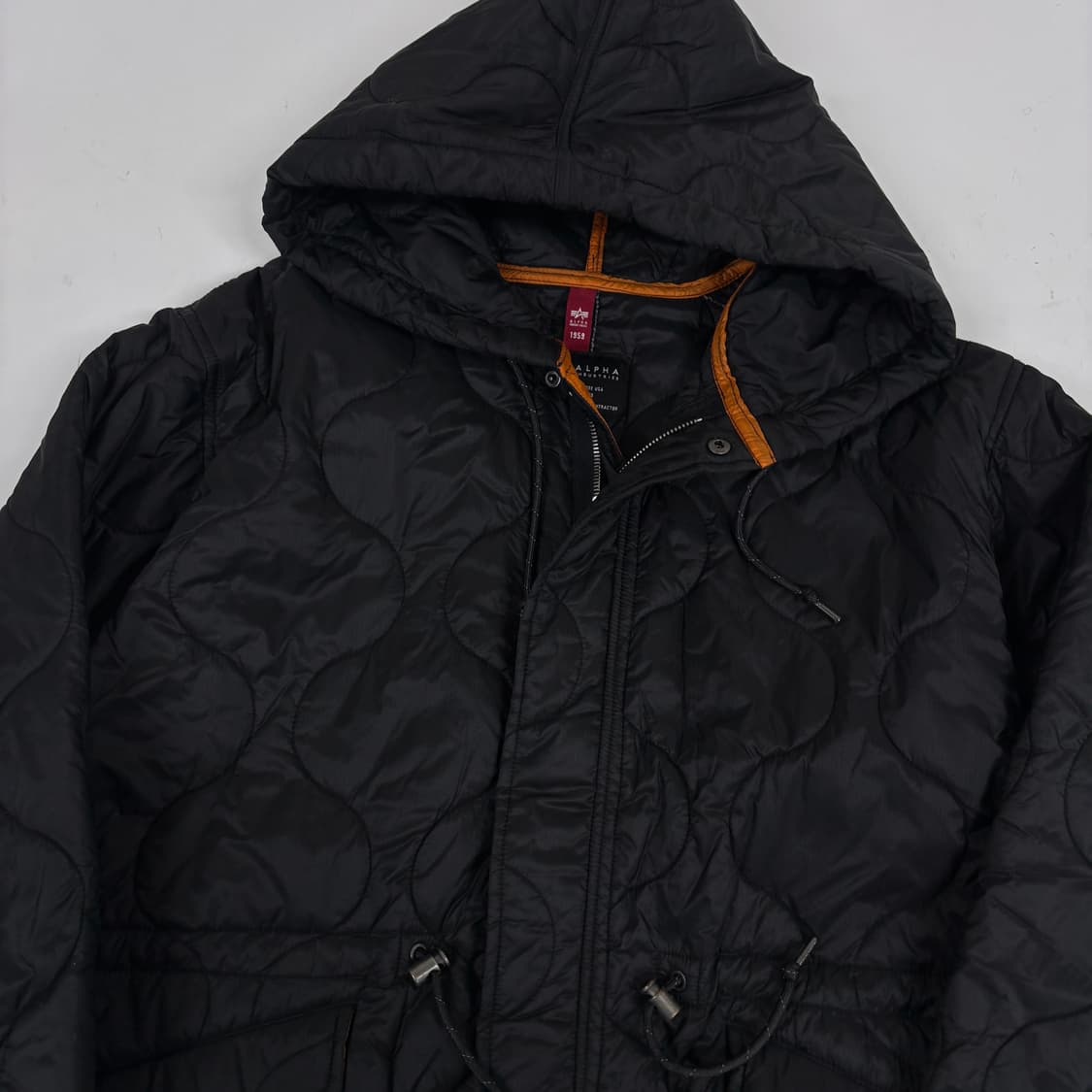 알파인더스트리 퀼티드 후드 자켓 상품이미지5