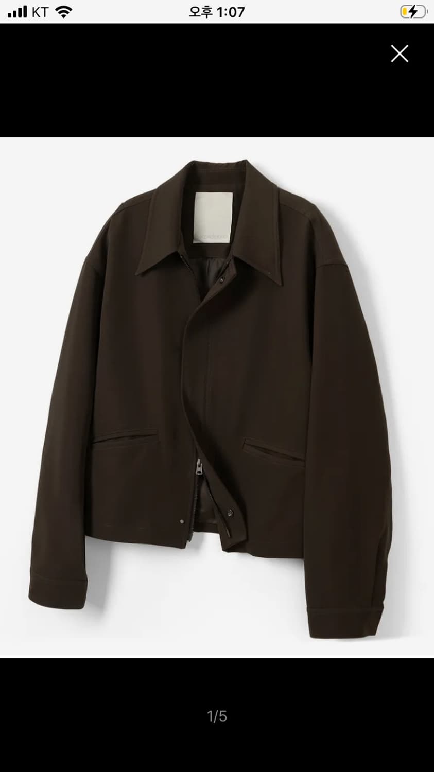 세컨모놀로그 브라운자켓 상품이미지1