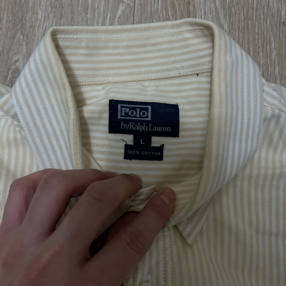 폴로 랄프로렌 스트라이프 셔츠 L/100  상품이미지5