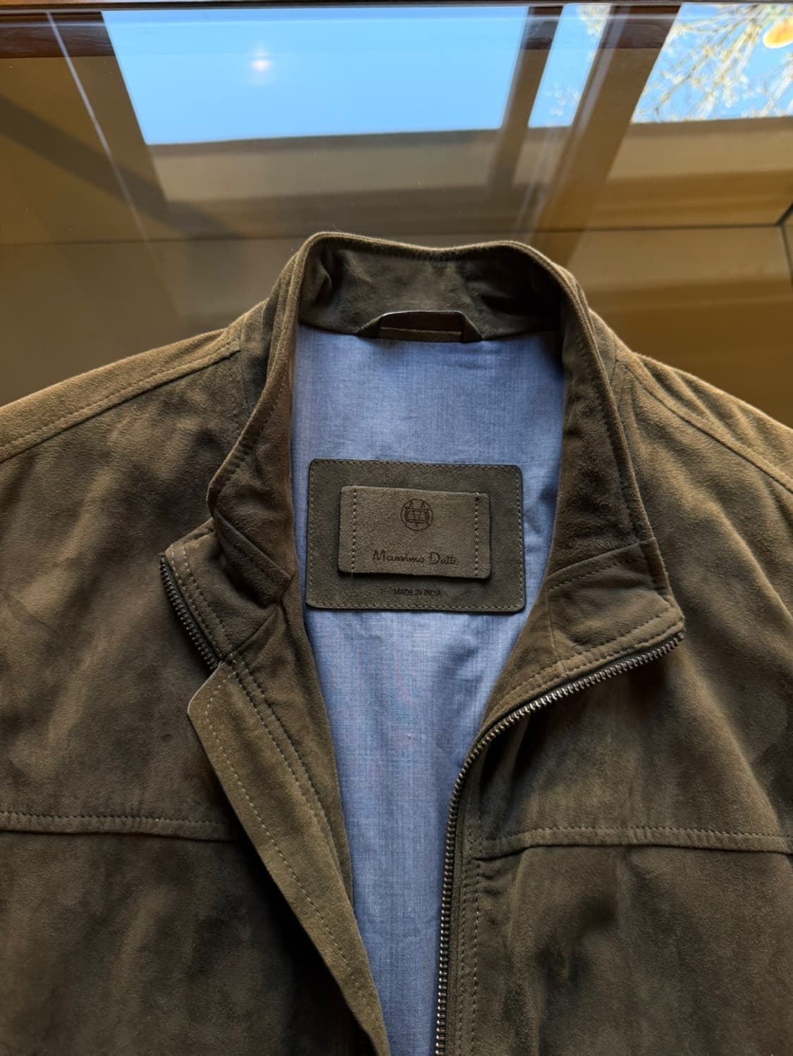 마시모두티 스웨이드 싱글 레더 자켓 105 상품이미지7