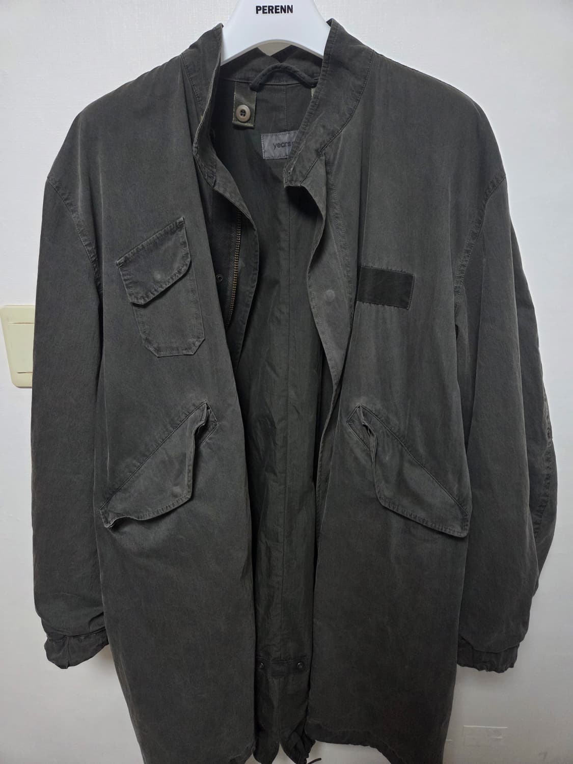 [M] 이얼즈어고 m65 랜드파카 오버다이드 카키 상품이미지2