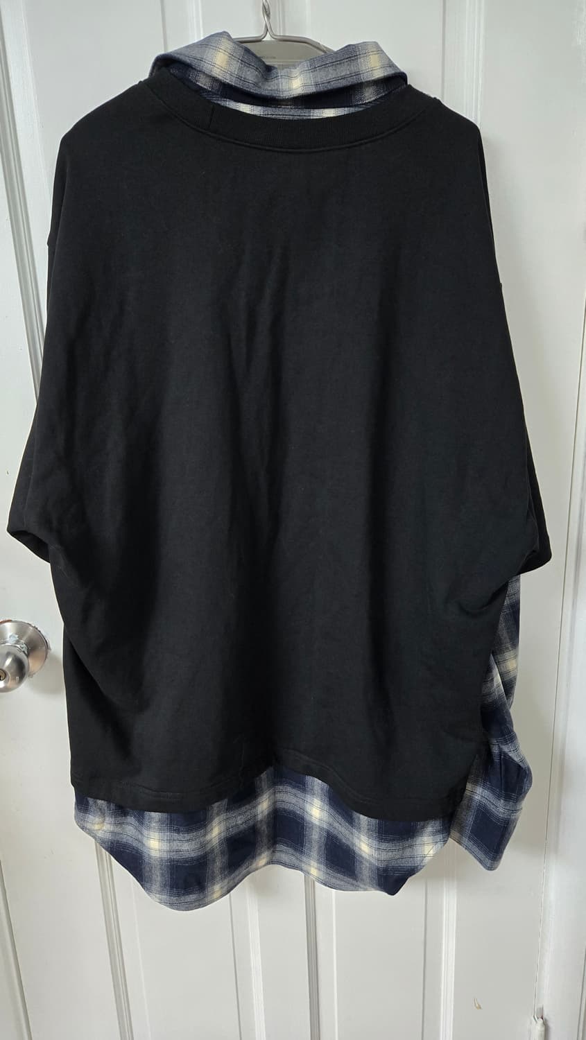 😍무배)👕새상품)오와이 OY 레이어드 체크셔츠 상품이미지6