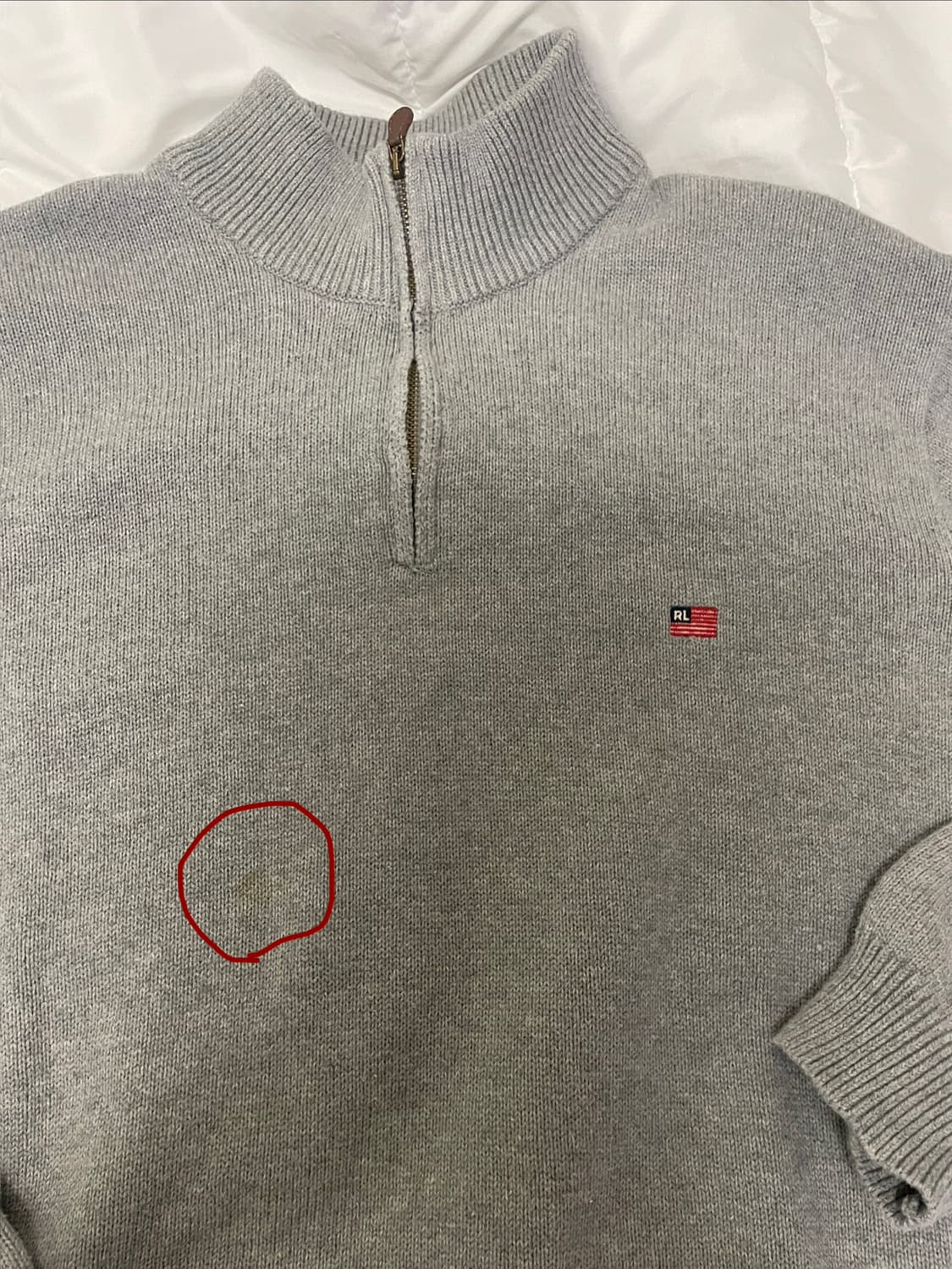 폴로 진스 하프짚업 니트 상품이미지3