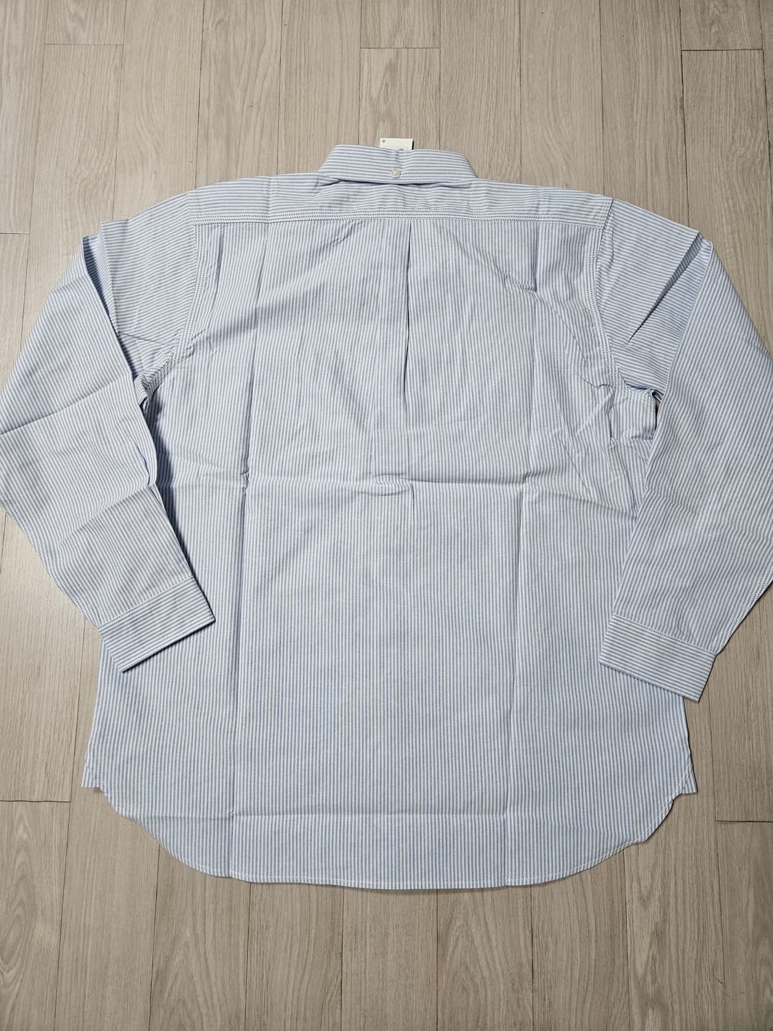 나나미카 블루 스트라이프 셔츠 L(105-110)새제품  상품이미지6