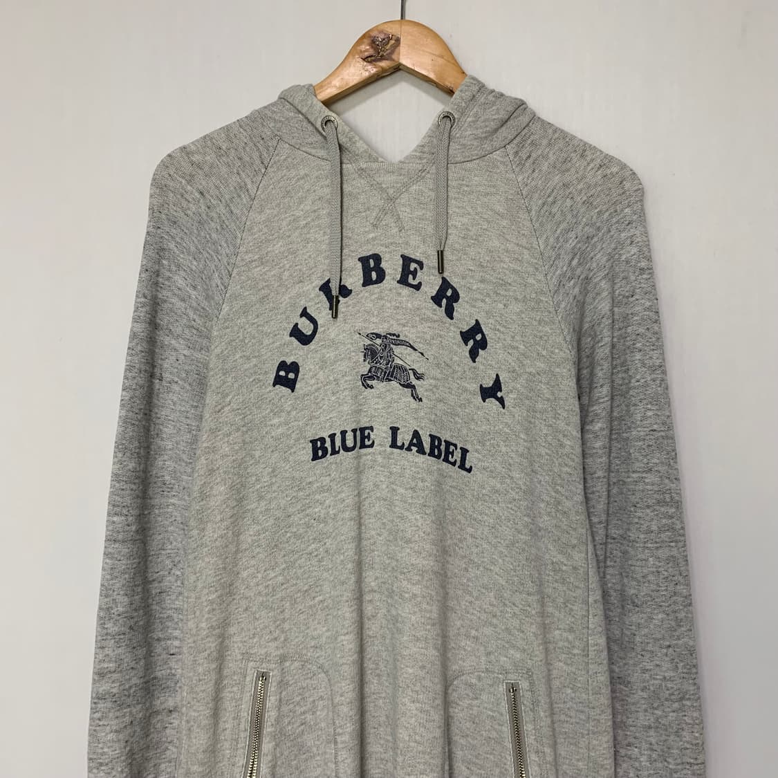 버버리 블루라벨 후드 원피스 그레이 빈티지 38사이즈 상품이미지2