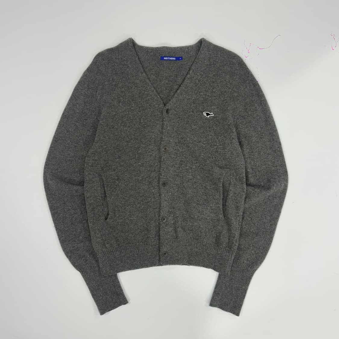 Neithers 네이더스 차콜 니트 가디건 상품이미지3