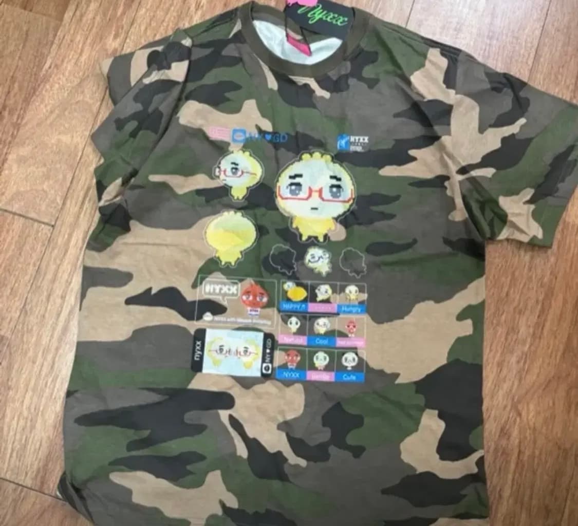 엔와이엑스엑스 카모 반발티 판매합니다 상품이미지2