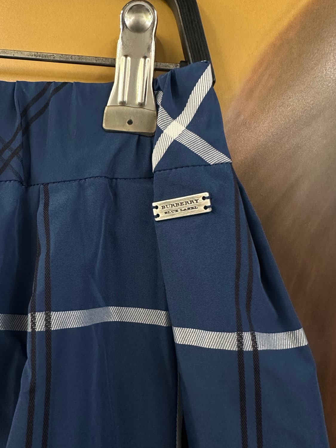 BURBERRY 버버리 블루체크 미디스커트 상품이미지2