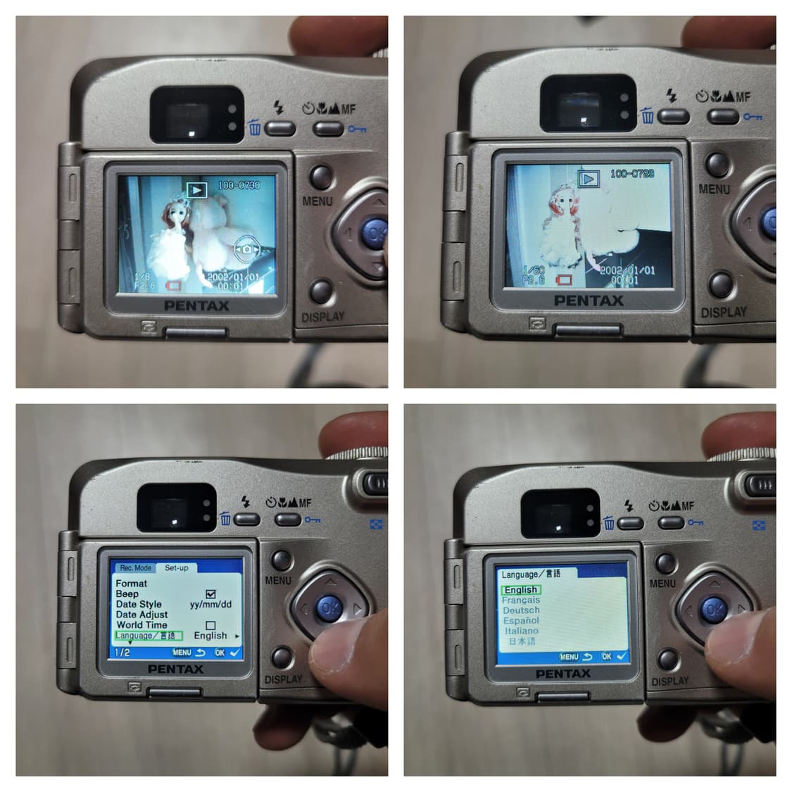 펜탁스 Optio 330GS 디지털카메라 + 64MB cf메모리 상품이미지6