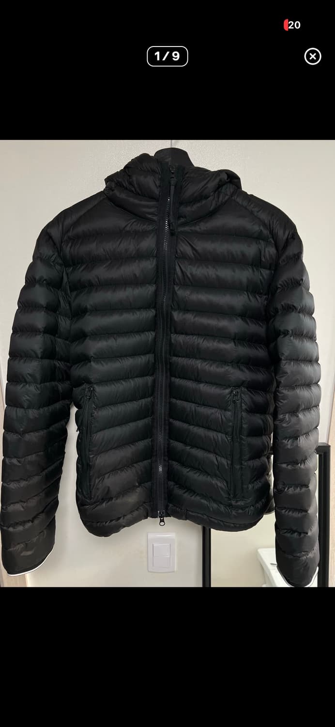 cp컴퍼니 dd쉘 고글 경량패딩 블랙 L48 사이즈 상품이미지1