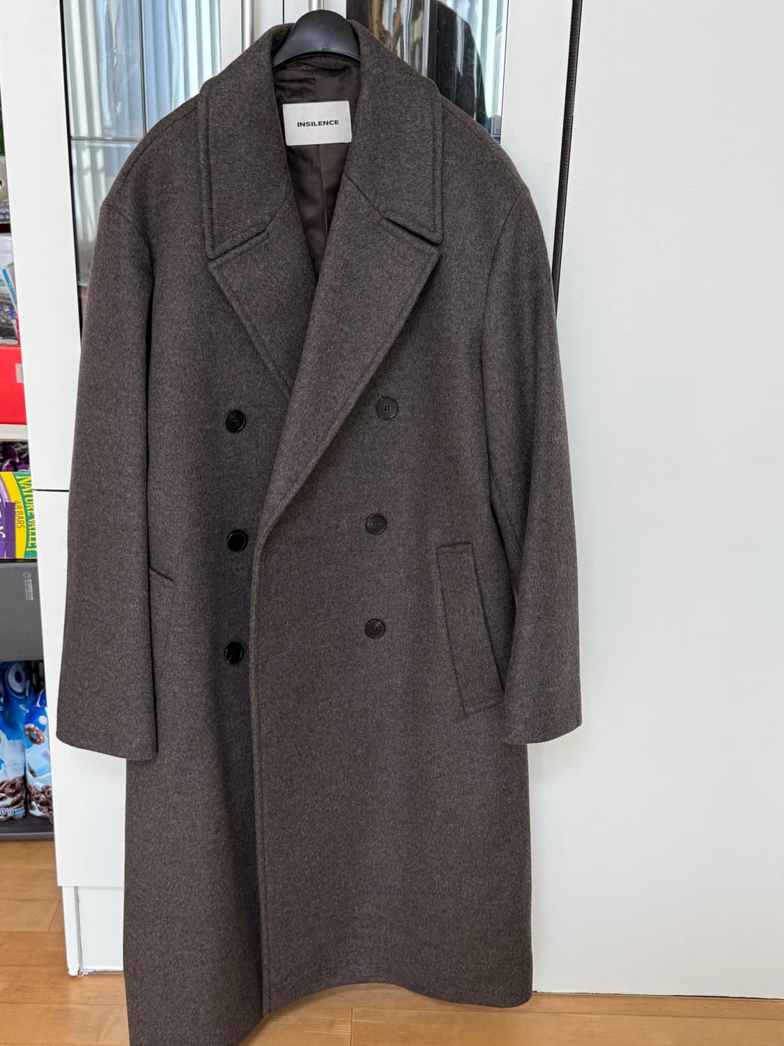 인사일런스 캐시미어 더블 롱 코트 M.CHOCOLATE BROWN 상품이미지2