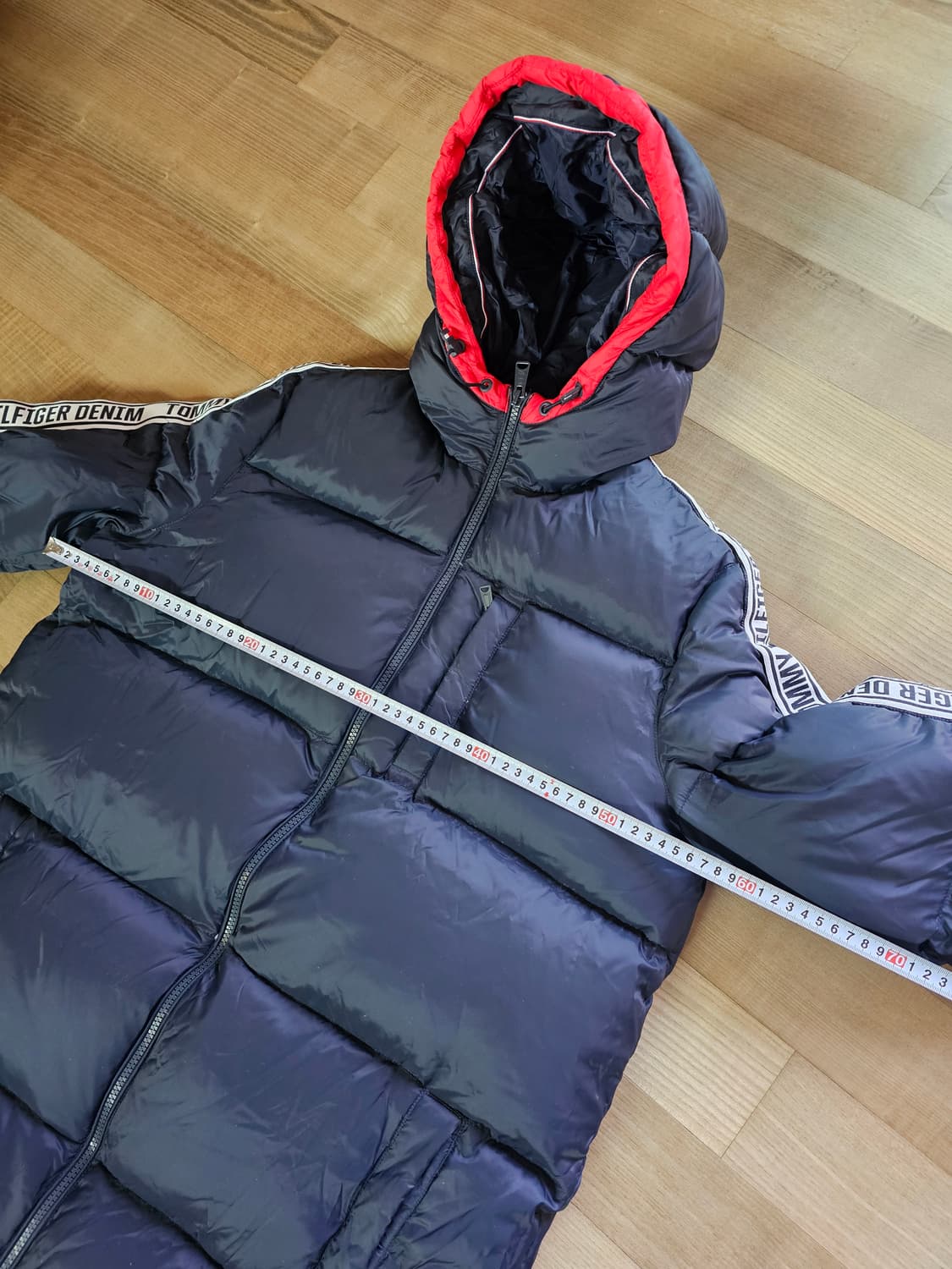 정품/s) 타미힐피거 네이비 패딩 상품이미지9