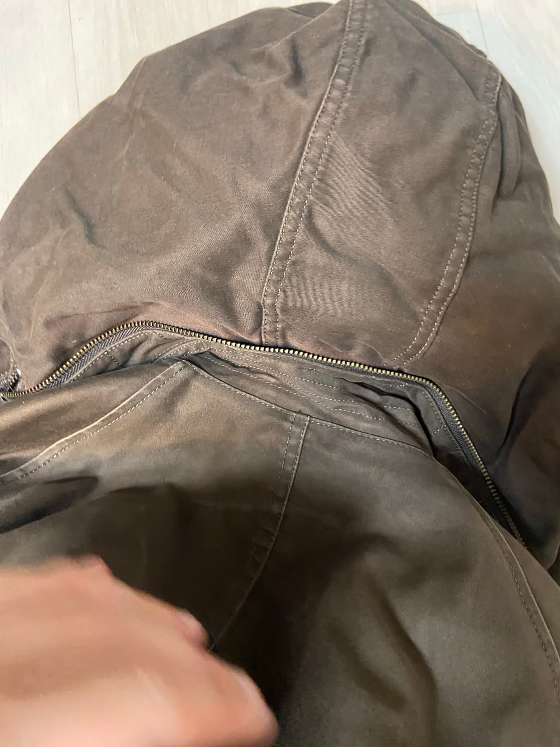 [L]03s 굿이너프 usaf 목도리도마뱀 필드자켓 브라운 올리브 상품이미지8