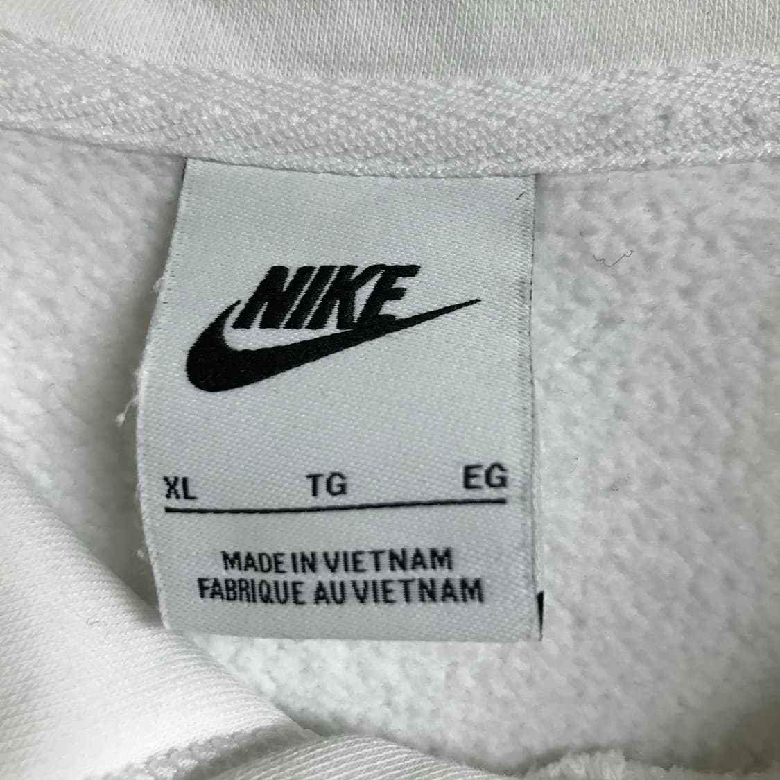 나이키 신형라인 흰색 후드티 상품이미지3