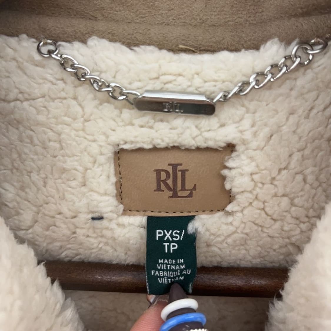 폴로 랄프로렌 핀터감성 스웨이드 양털 조끼 95 C07647 상품이미지5