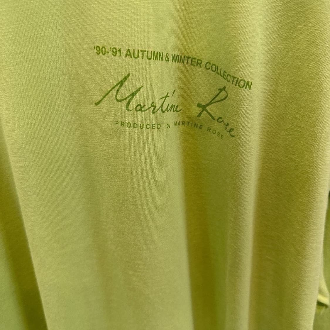 (정품/새상품) 마틴 로즈 남성 파스텔그린 퍼넬넥 롱슬리브 상품이미지2