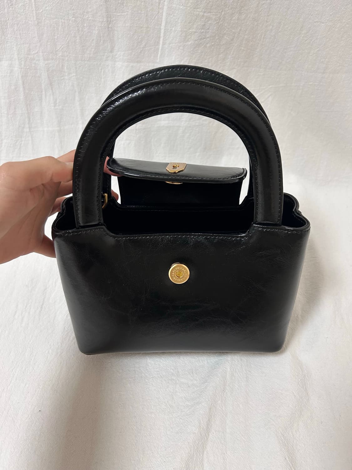 칼린 CARLYN 유스 블랙 토트백 상품이미지3