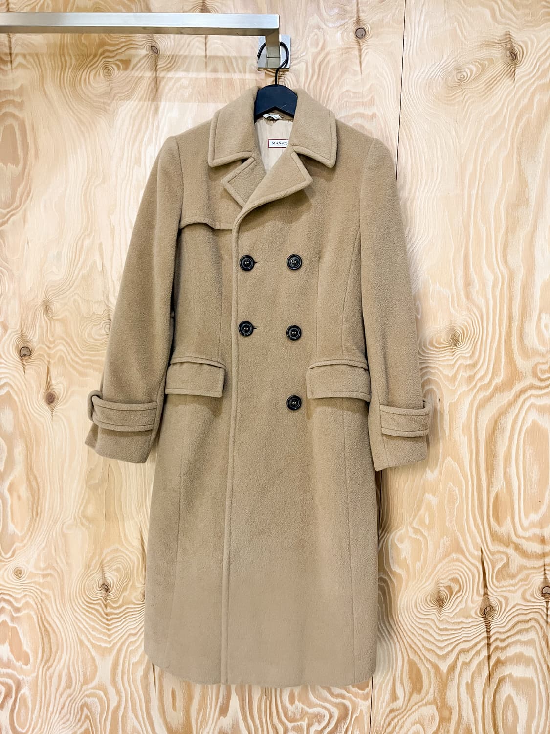 막스앤코 더블 브레스티드 울 코트 상품이미지2