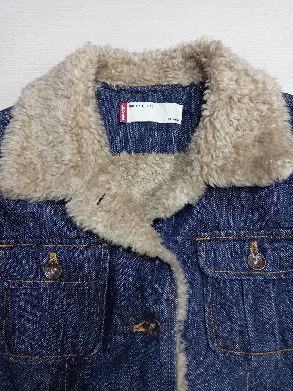 M90 리바이스78229 Kor 플리츠 데님자켓 M-05 상품이미지4