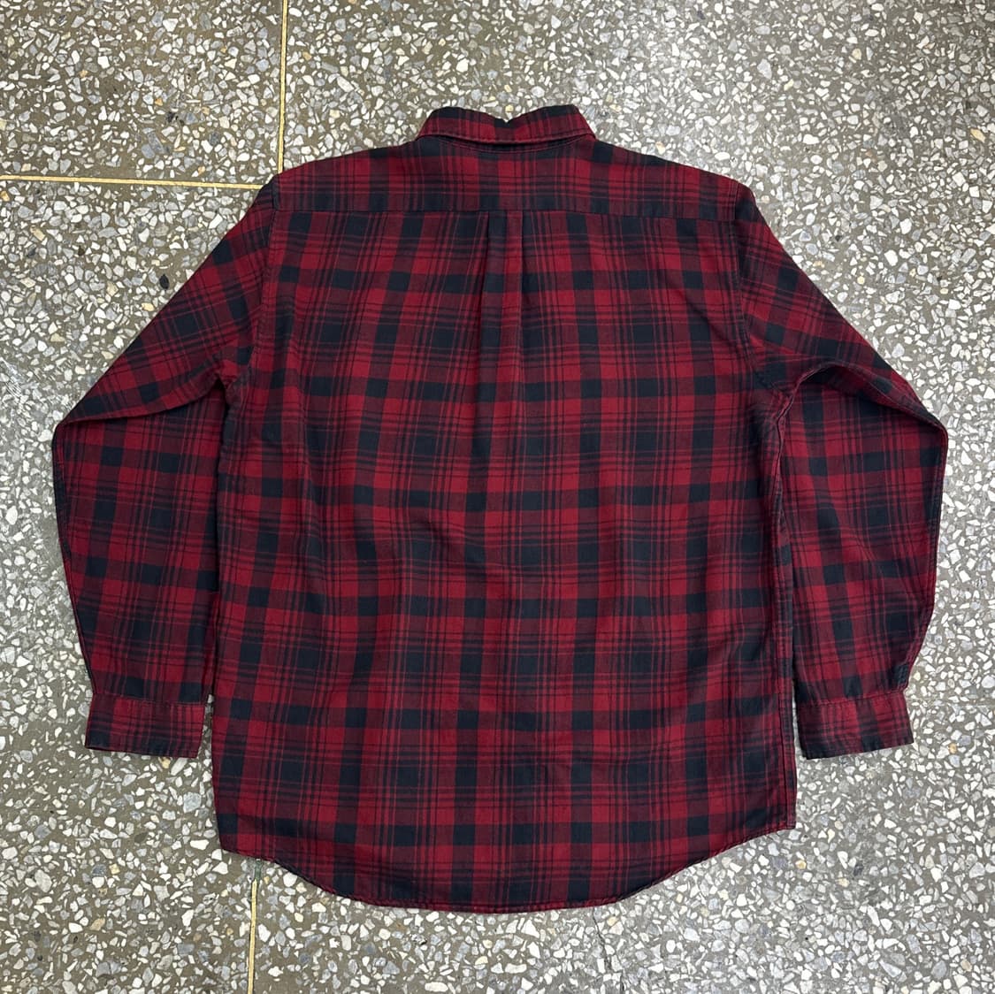 90s USA 엘엘빈 플란넬 체크 셔츠 XL 상품이미지3