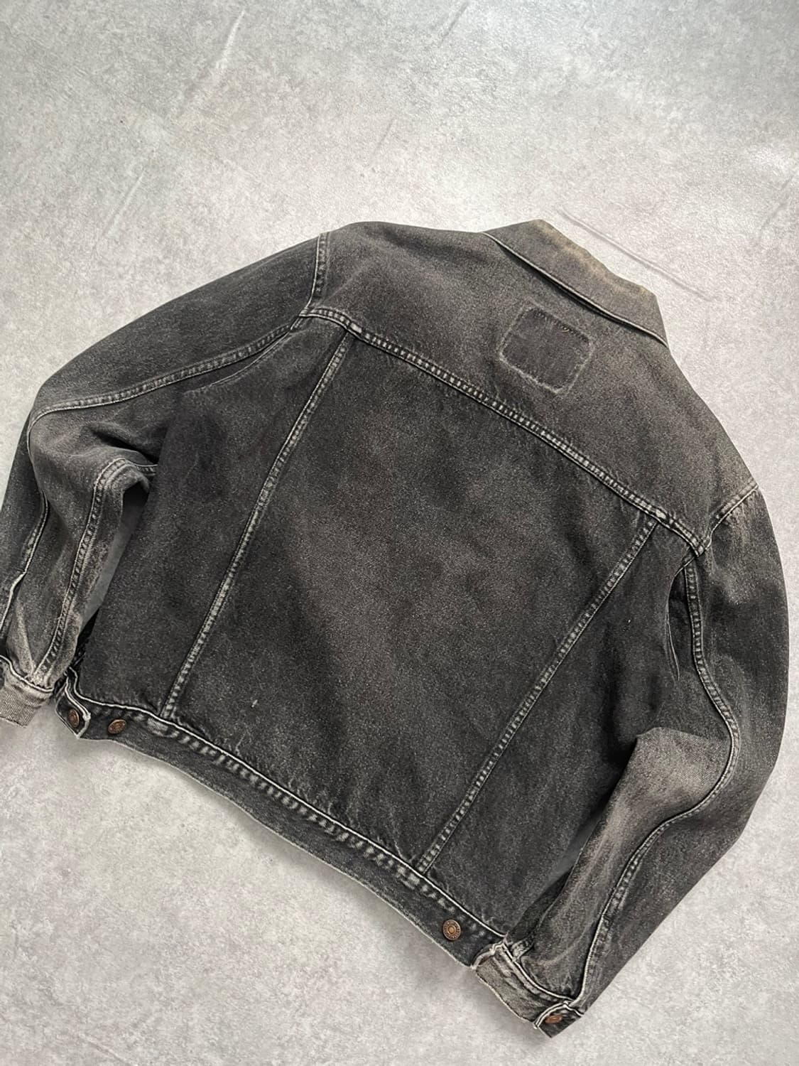 XL12) 리바이스 흑청 데님 자켓 상품이미지7