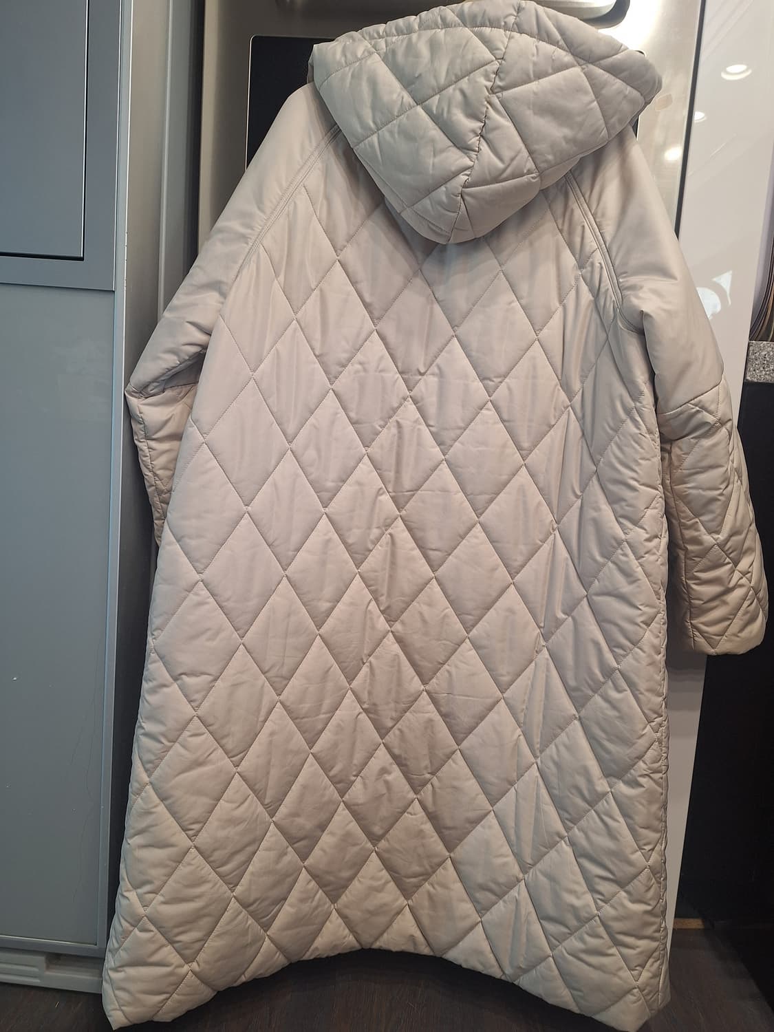 바버 퀼팅 롱자켓 코트 상품이미지5