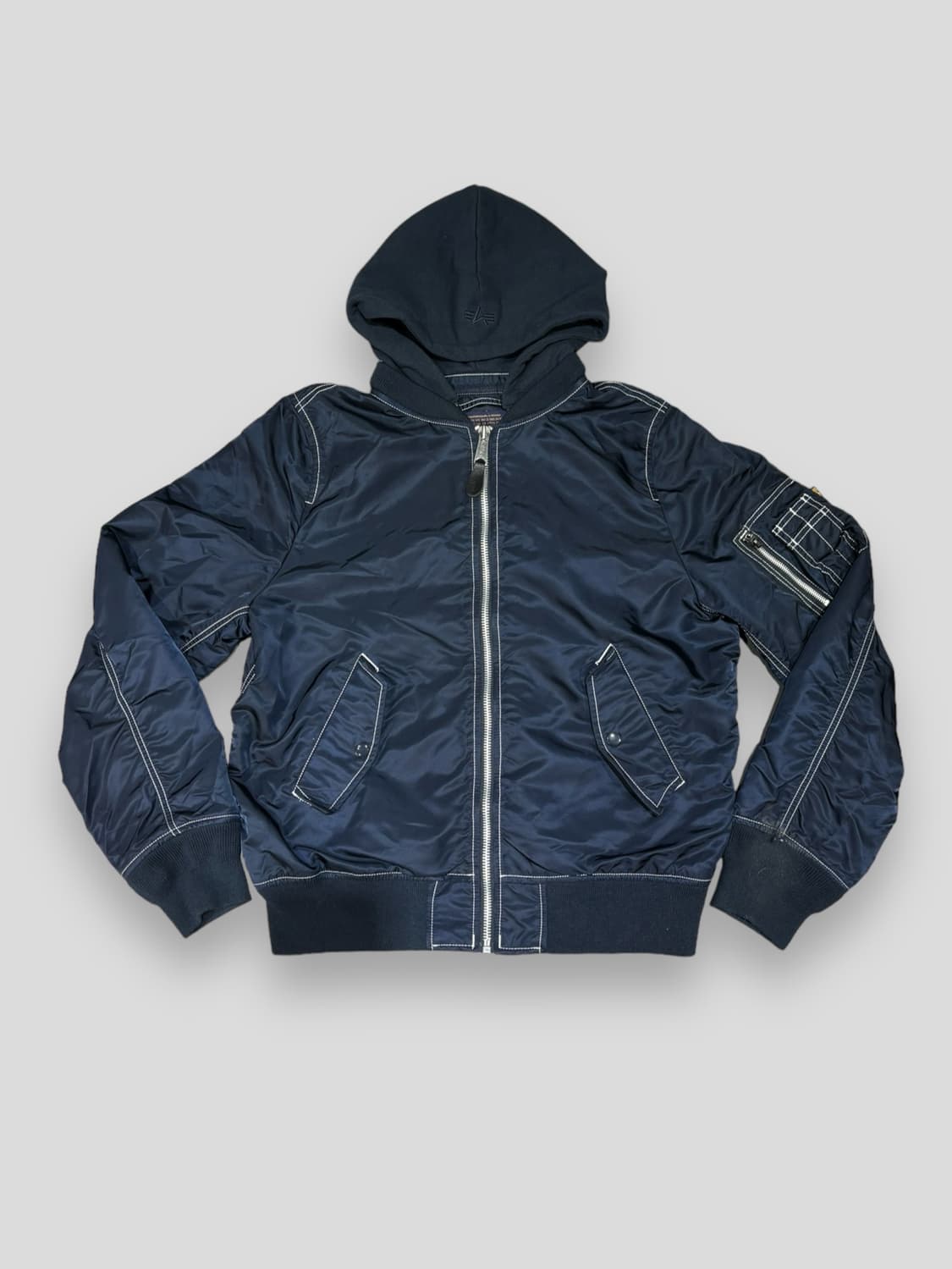 알파인더스트리 네이비MA-1 상품이미지1