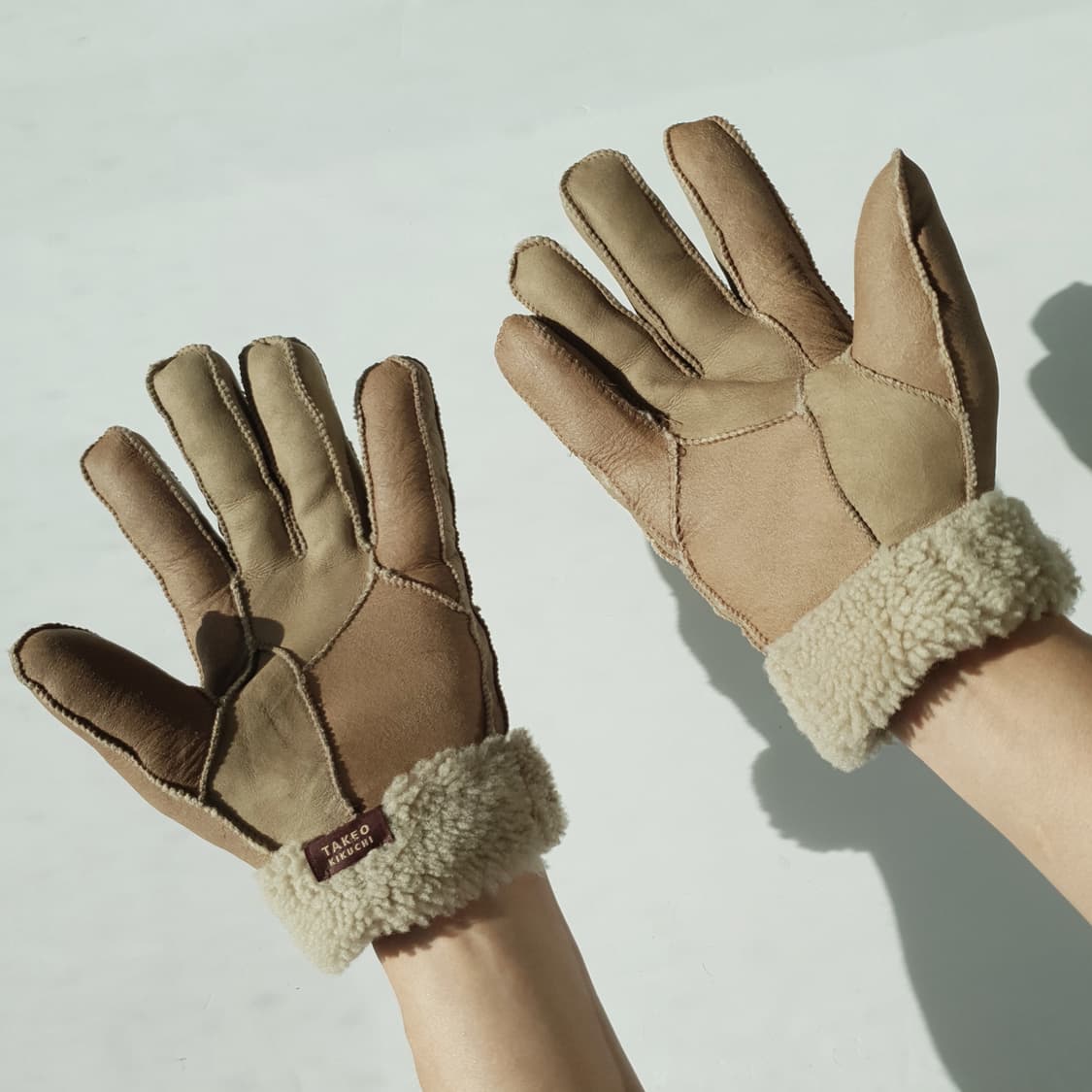 TAKEO KIKUCHI shearling gloves 상품이미지3