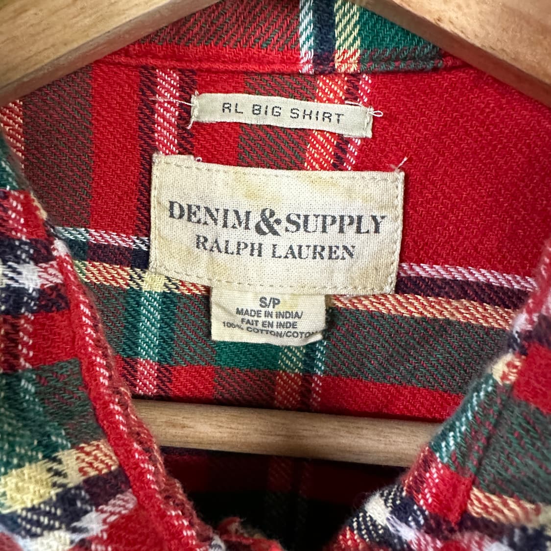 데님 앤 서플라이 체크 셔츠 상품이미지2